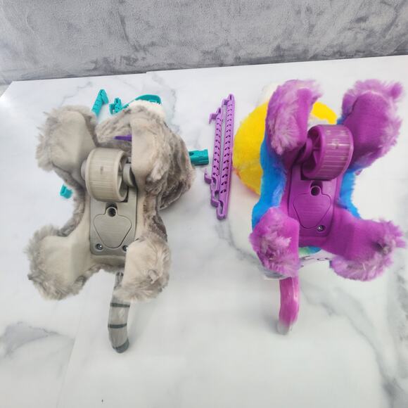 FurReal Friends Unicorn Cat & Gray Cat leash 2018 Hasbro walksalot toys works! - Picture 8 of 16